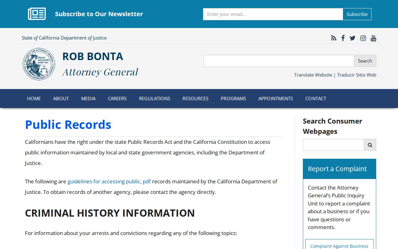 Cypress public records California CPRA request rights